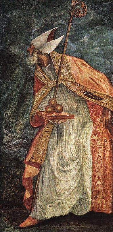 TINTORETTO, Jacopo St Nicholas ryy Sweden oil painting art
